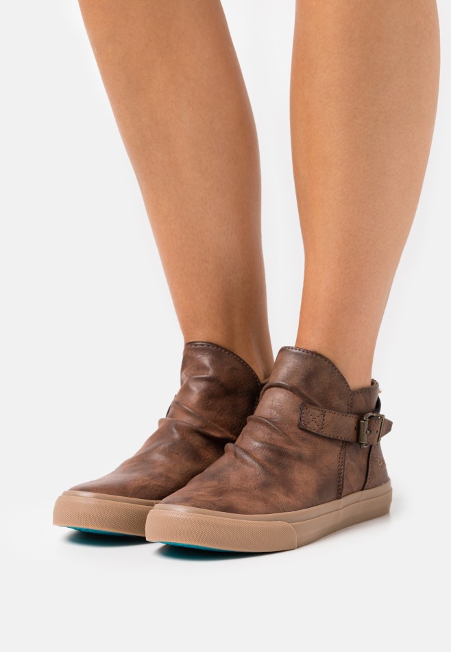 Gabour | Baskets Montantes Marron Foncé Exclusives